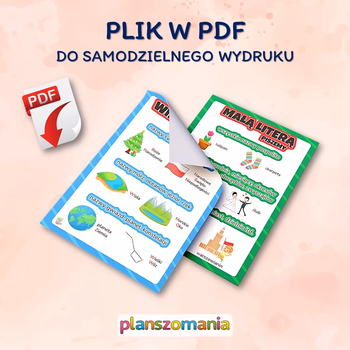 Kiedy piszemy wielką literą klasa 3?