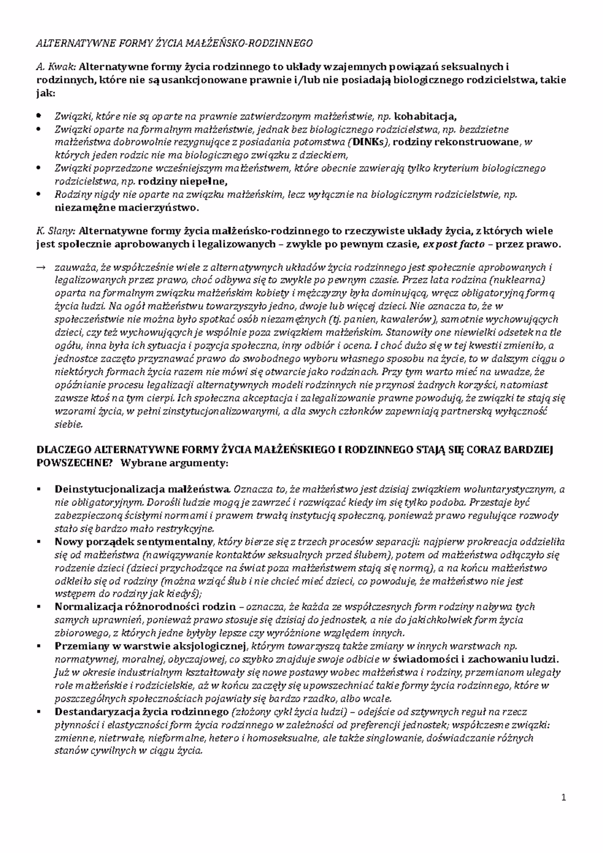 Jaka jest typowa struktura rodziny w Polsce?