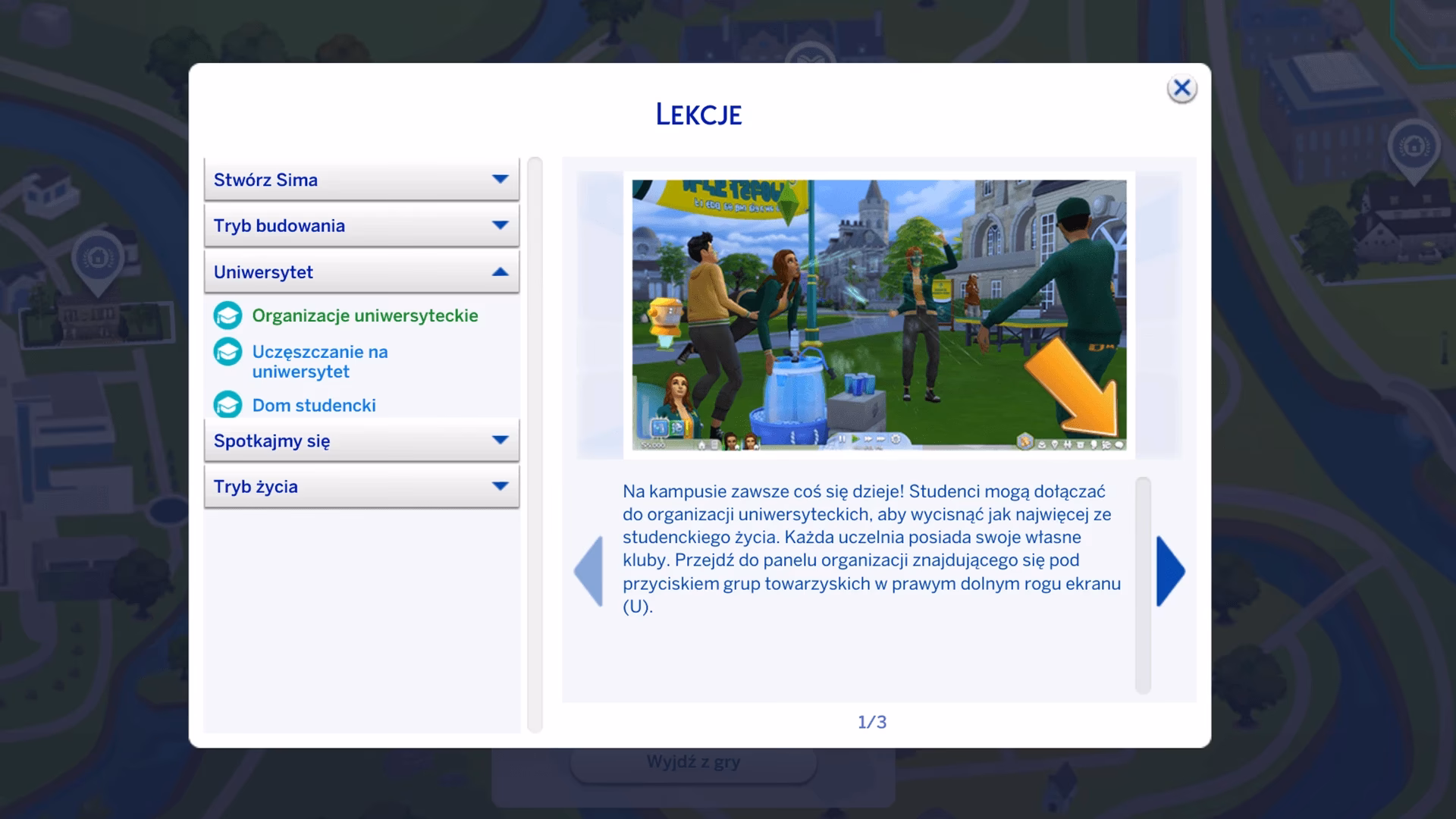 Co dodatek Discover University dodaje do gry Sims 4?