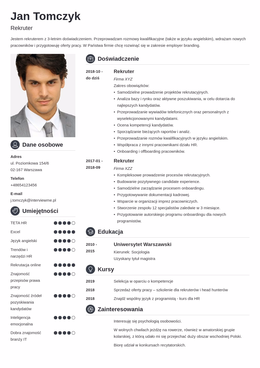 Jak opisać swoje wykształcenie w CV?