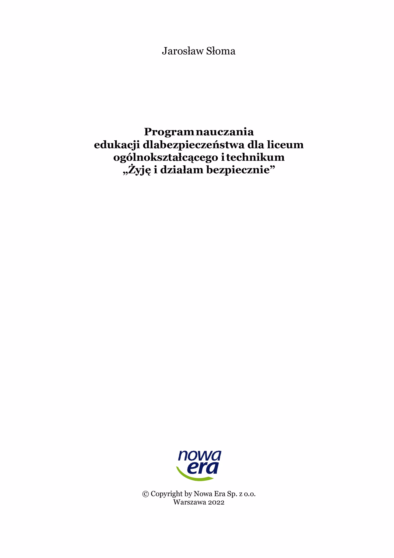 Co zawiera program nauczania?