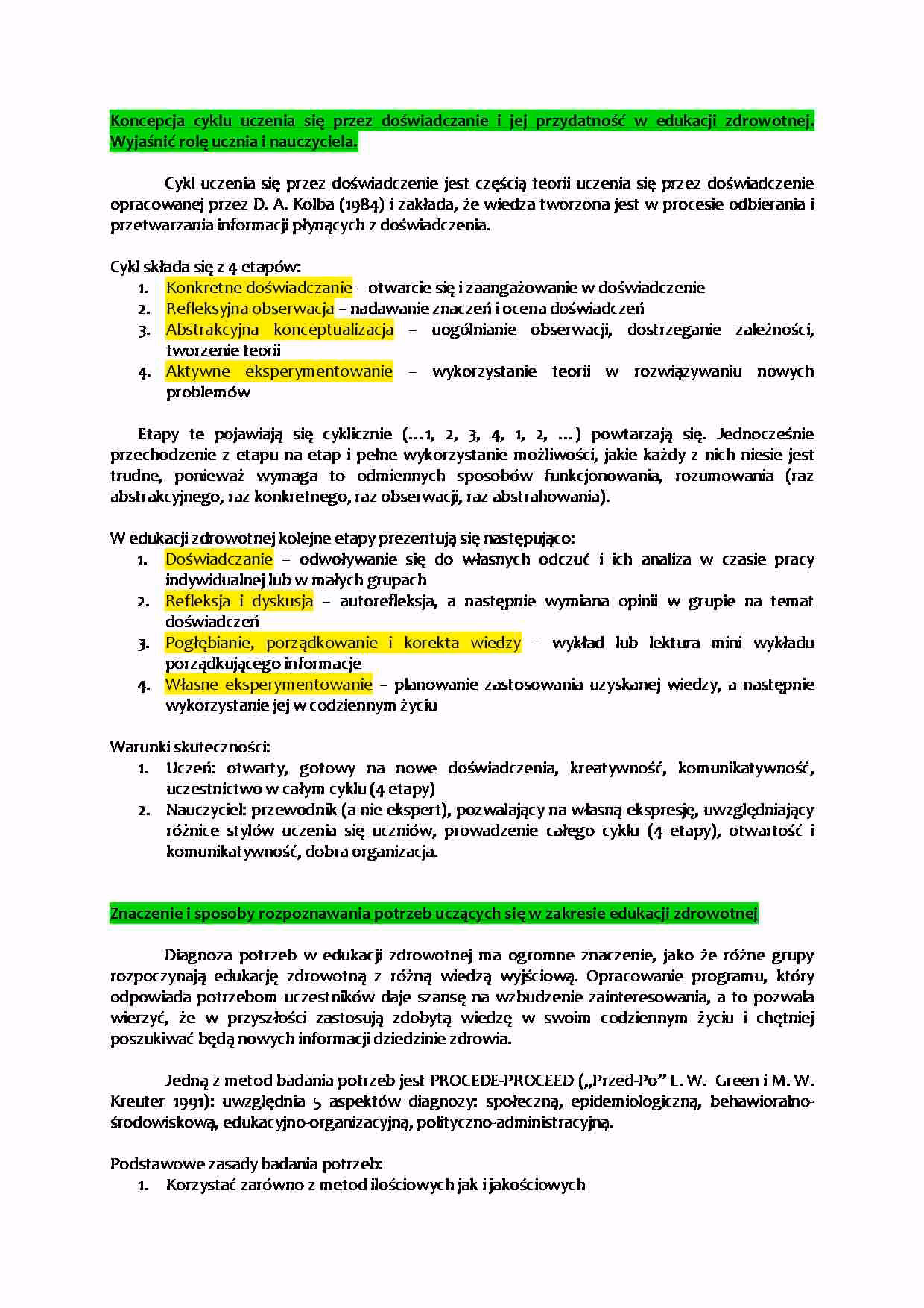 Jakie tematy zawiera edukacja zdrowotna?