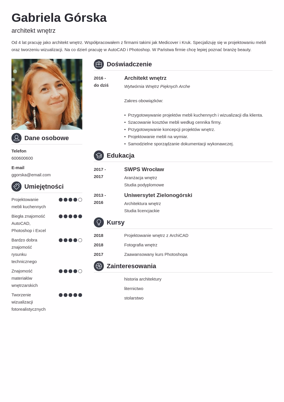 Gdzie w CV wpisać certyfikat kwalifikacji zawodowej?