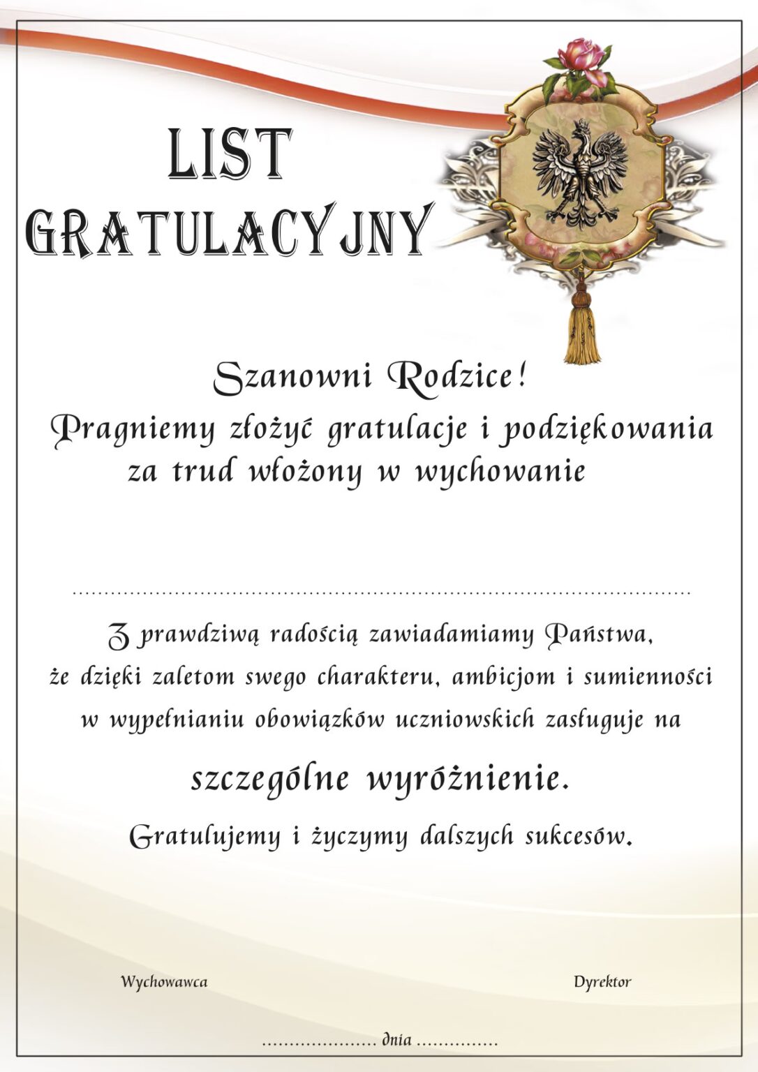 List Gratulacyjny W Szkole Podstawowej Przewodnik SP 7 list-gratulacyjny-w-szkole-podstawowej-przewodnik-sp-7