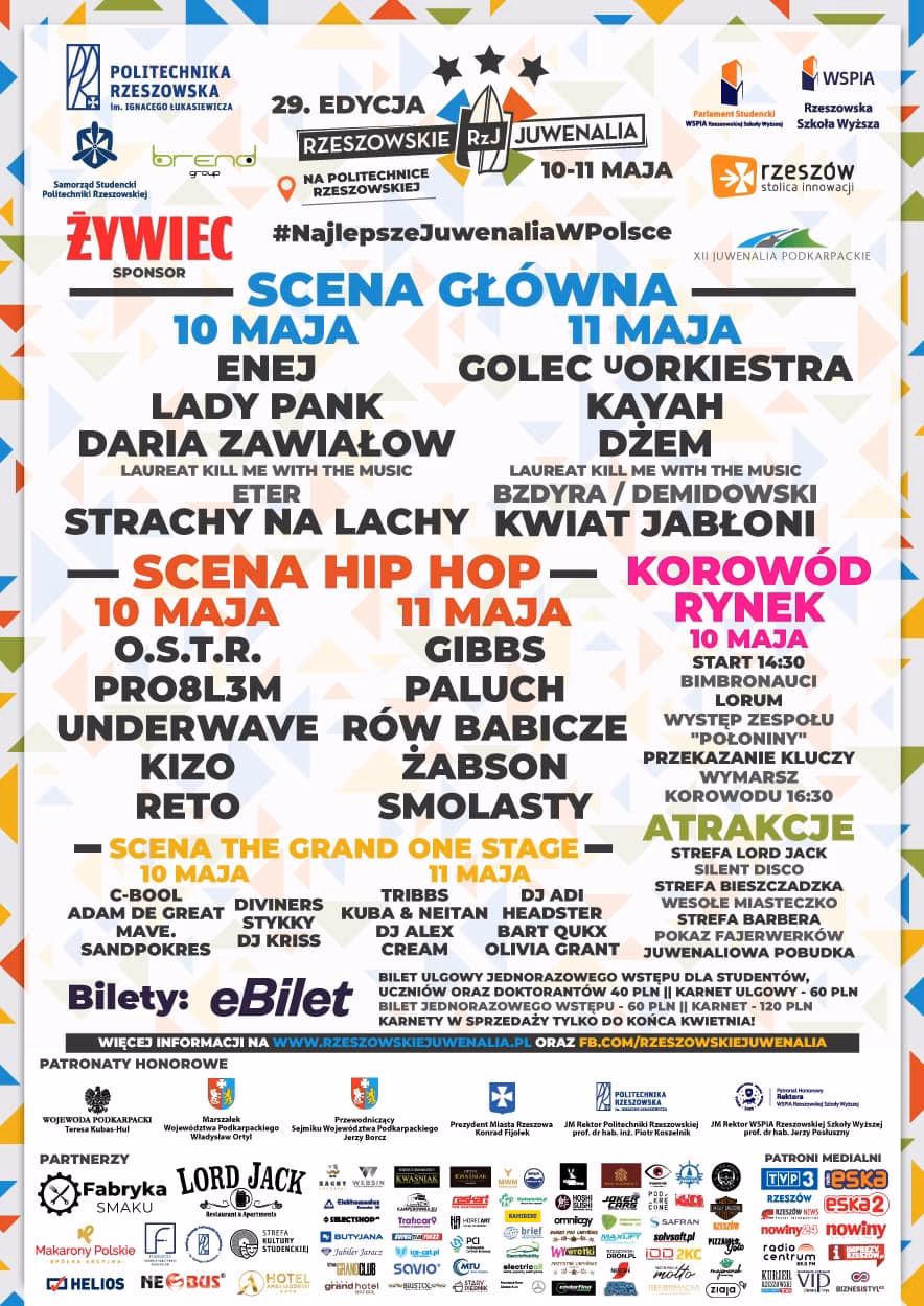 Gdzie odbędą się Juwenalia Rzeszowskie?