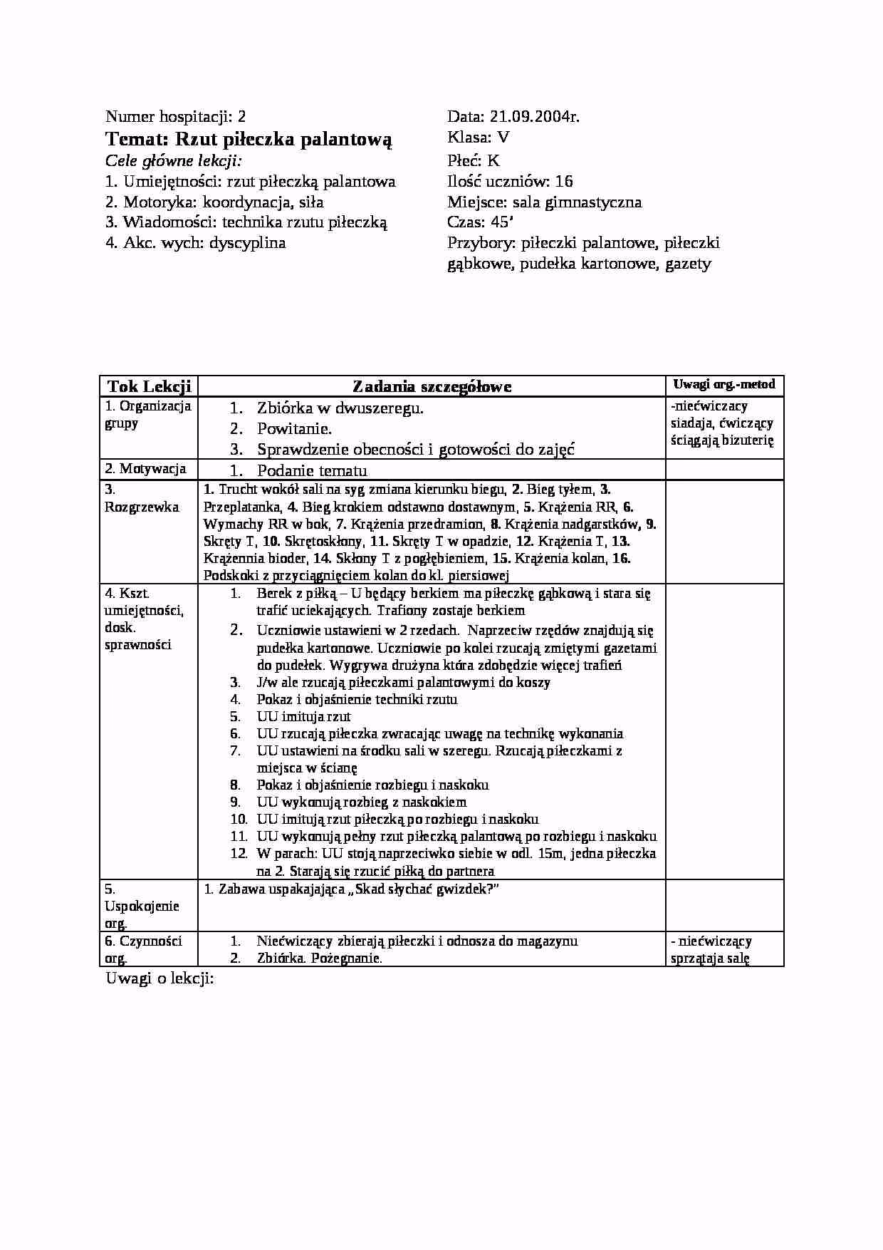 Jak daleko rzucać piłką palantową?