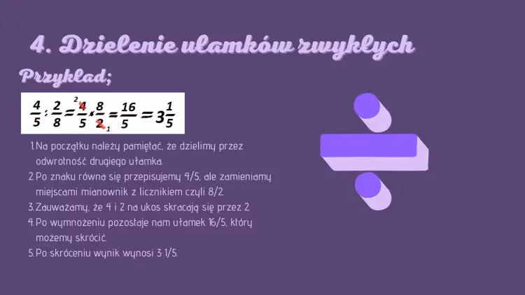 Jak rozumieć ułamek zwykły i dziesiętny?