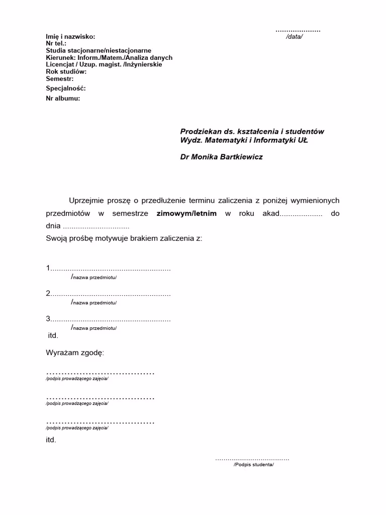 Jak uzasadnić wniosek o przedłużenie sesji?
