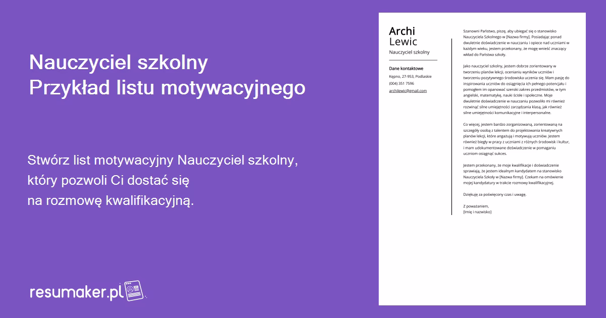 Jak opisać doświadczenie zawodowe w liście motywacyjnym?